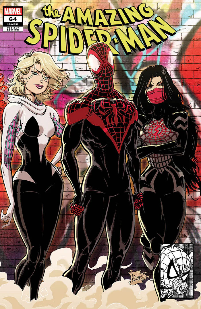 Amazing Spider-Man #64 - Unknown Comics Exclusive Kaare Andrews Connecting Cover Variant - 8 Deaths Continues