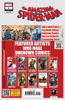 Amazing Spider-Man #1 Unknown Comics Nathan Szerdy Exclusive Virgin Variant