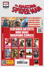 Amazing Spider-Man #1 Unknown Comics Nathan Szerdy Exclusive Trade Dress Variant