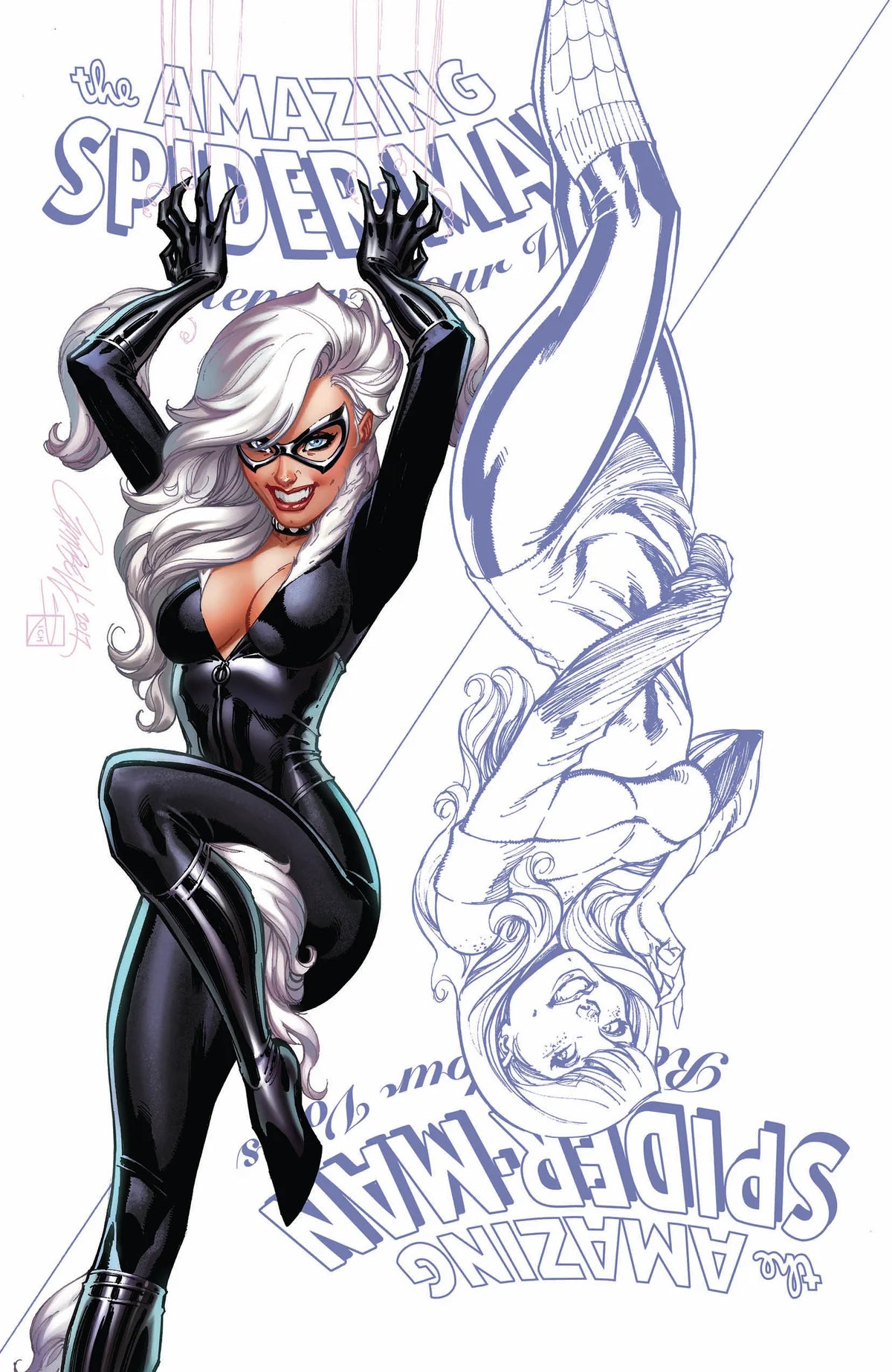 Amazing Spider-Man: Renew Your Vows #13 Unknown Comics J. Scott Campbell Black Cat Exclusive Trade Variant - Marvel Comics