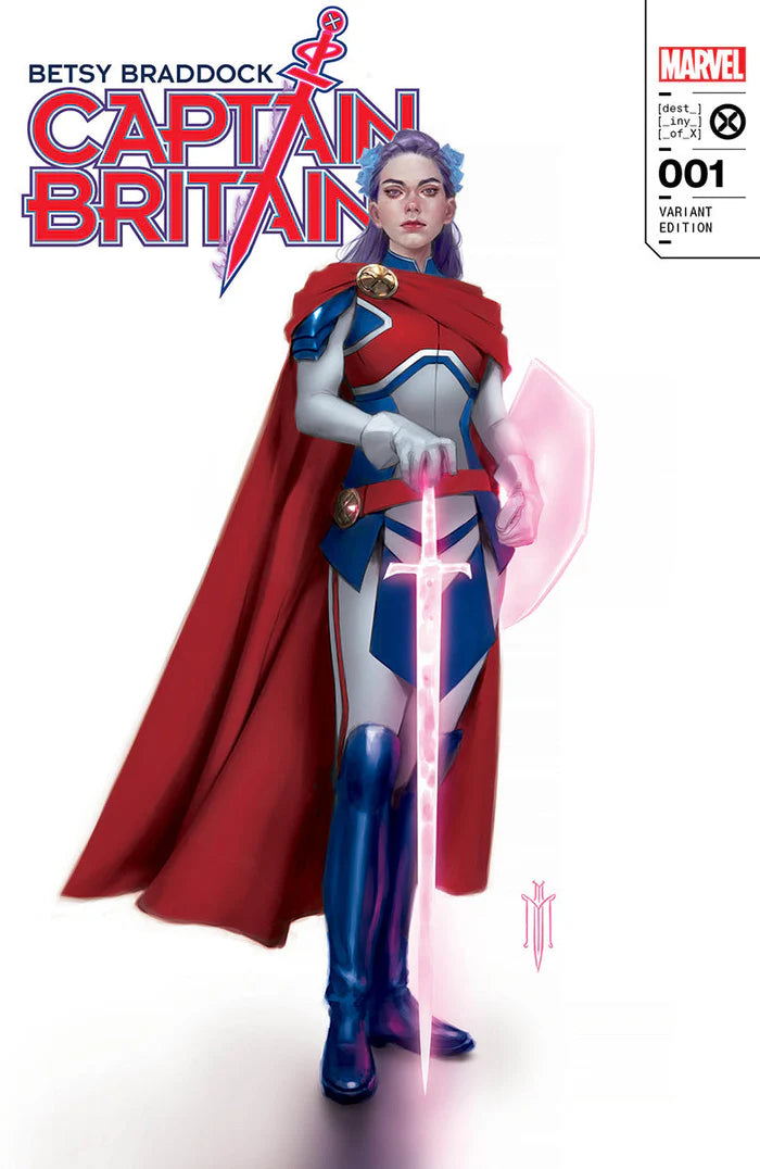 Betsy Braddock: Captain Britain #1 Unknown Comics Miguel Mercado Exclusive Vogue Trade Variant - Marvel Comics