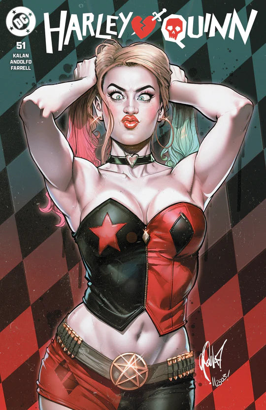 Harley Quinn #51 Cedric Poulat Trade Dress Variant A - 616 Comics Exclusive Limited to 3000