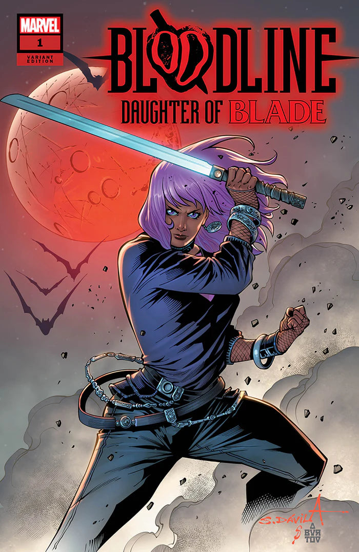 Bloodline: Daughter of Blade #1 Unknown Comics Sergio Davila Exclusive Trade Variant - Marvel Comics