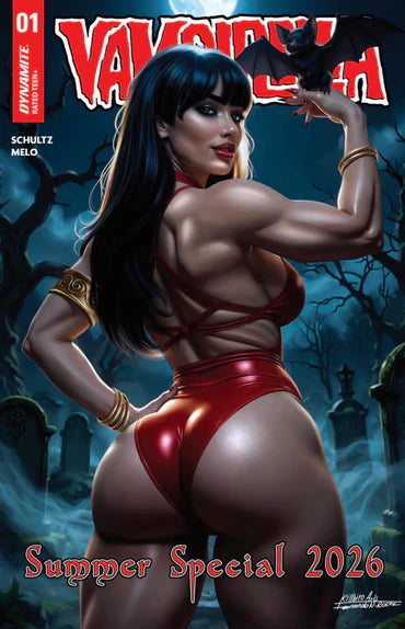 DAMAGED - VAMPIRELLA SUMMER SPECIAL 2026 #1 FERNANDO ROCHA 616 COMICS Trade Dress Variant A LTD 500