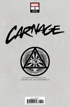 Carnage #3 Unknown Comics Inhyuk Lee Exclusive Trade Variant - Marvel Comics