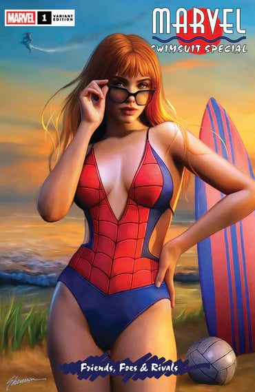 DAMAGED - MARVEL SWIMSUIT SPECIAL #1 SHANNON MAER 616 COMICS Trade Dress Variant LTD 3000