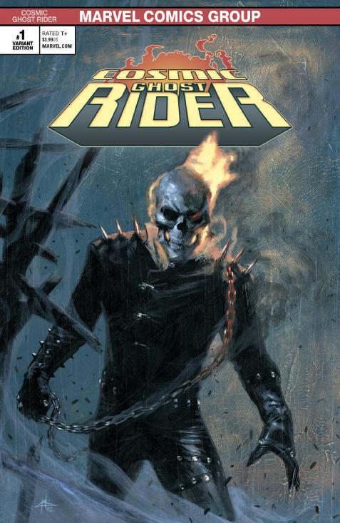 Cosmic Ghost Rider #1 (of 5) Dell'Otto Trade Variant - Marvel Comics (2018)