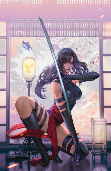 PSYLOCKE NINJA #1 FANYANG 616 COMICS Virgin Variant C LTD 1000 pink - Marvel Comics