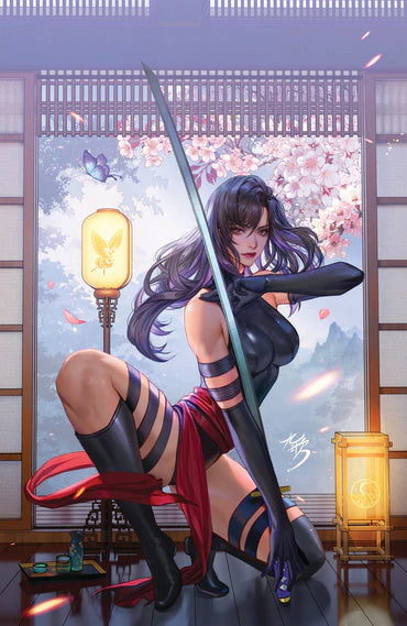 PSYLOCKE NINJA #1 FANYANG 616 COMICS Virgin Variant B LTD 1000 purple - Marvel Comics