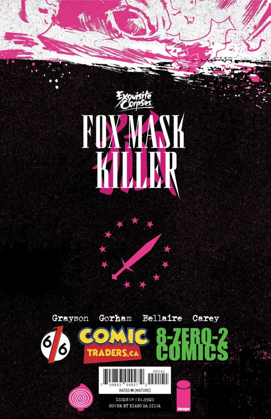 Exquisite Corpses: Fox Mask Killer #1 Tiago Da Silva Virgin Foil Variant B | 616 Comics | Limited to 500 09/28/26