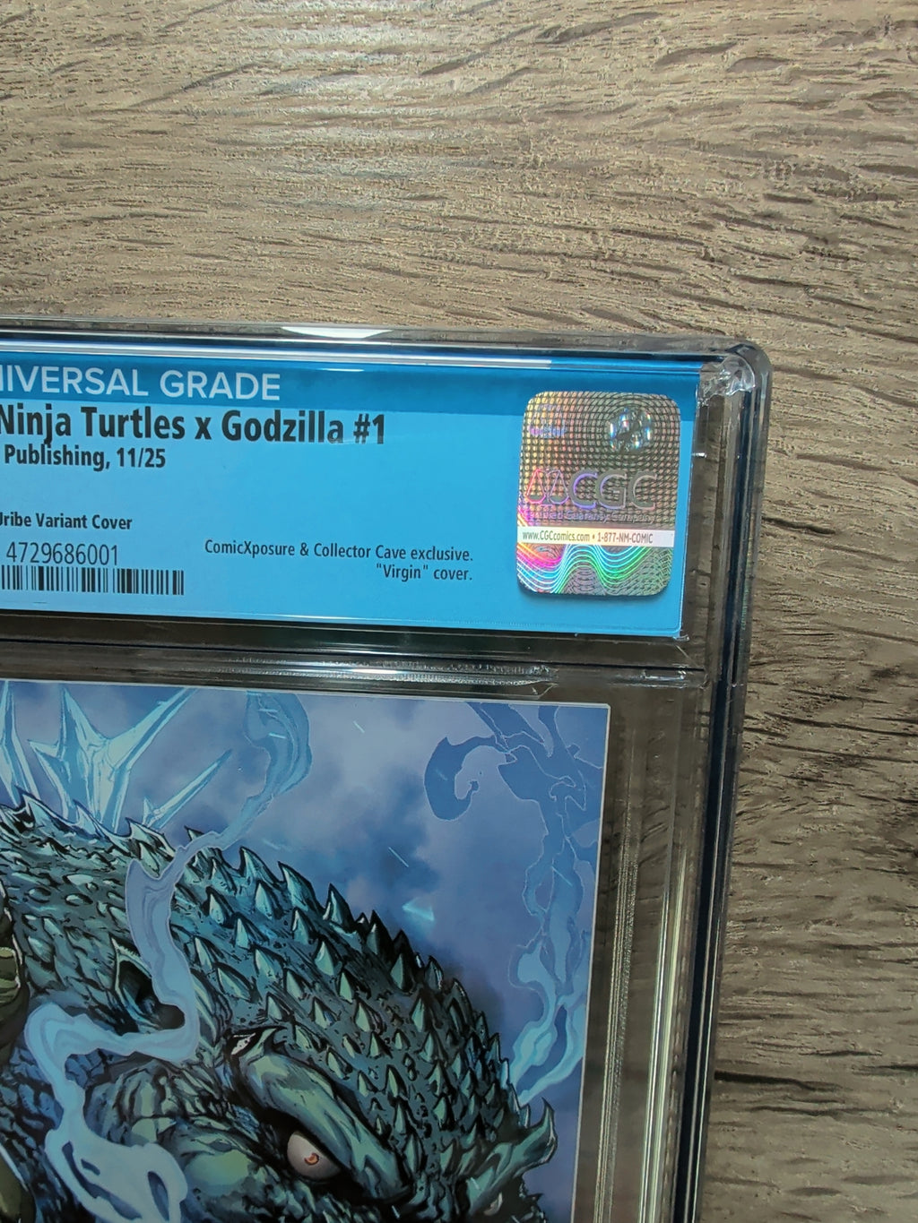 TMNT x Godzilla #1 Jonathan Uribe Exclusive Virgin Variant CGC 9.8 - IDW Publishing