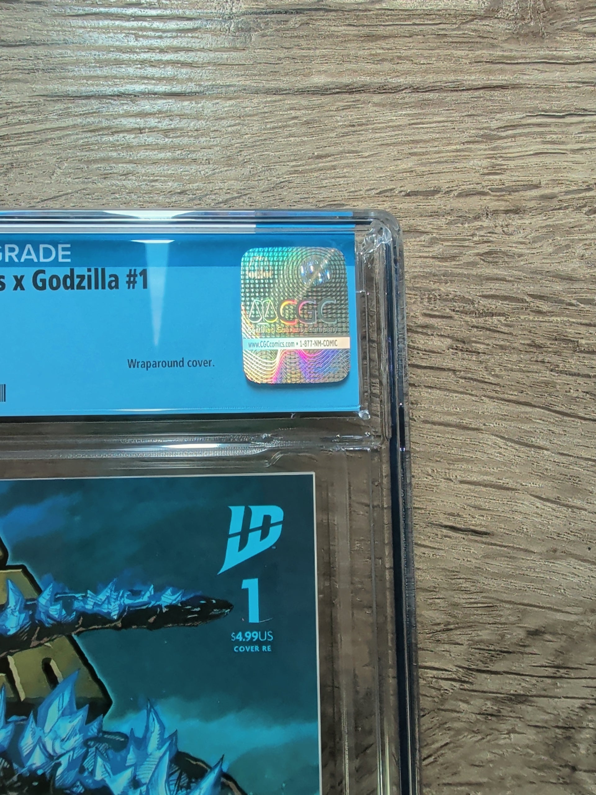TMNT x Godzilla #1 ECC Franck Uzan Wrap-Around Connecting Cover Set (Left & Right) CGC 9.8 - IDW Publishing