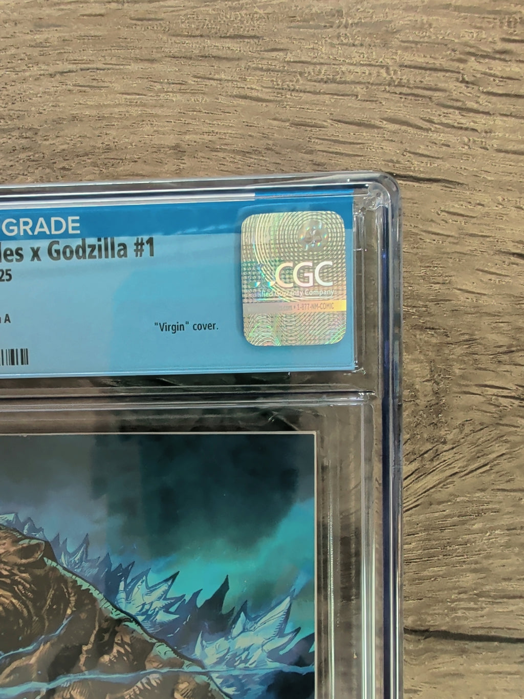 TMNT x Godzilla #1 ECC Franck Uzan Wrap-Around Connecting Cover Set (Left & Right) CGC 9.8 - IDW Publishing