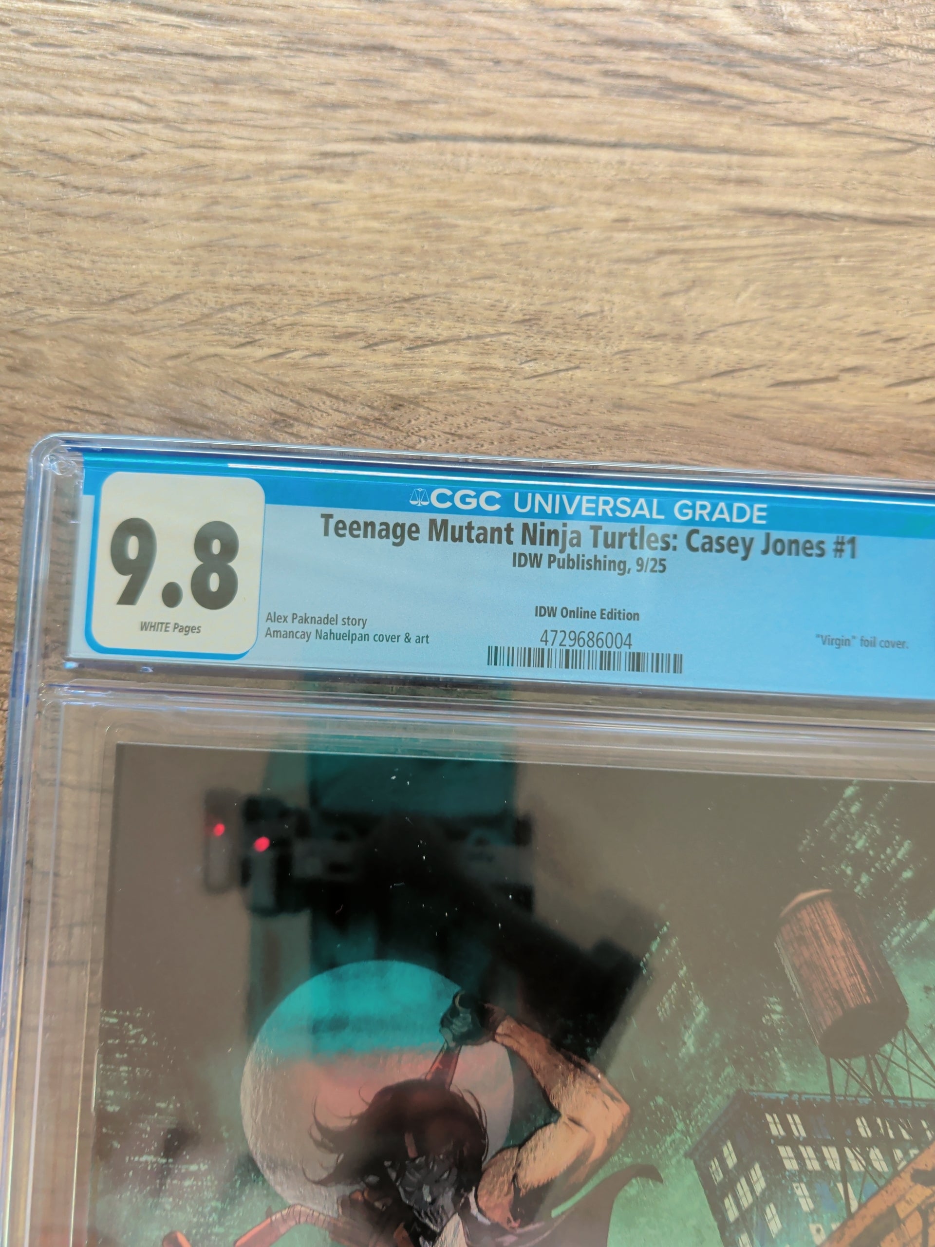 Teenage Mutant Ninja Turtles: Casey Jones #1 IDW Foil Exclusive CGC 9.8 - IDW Publishing