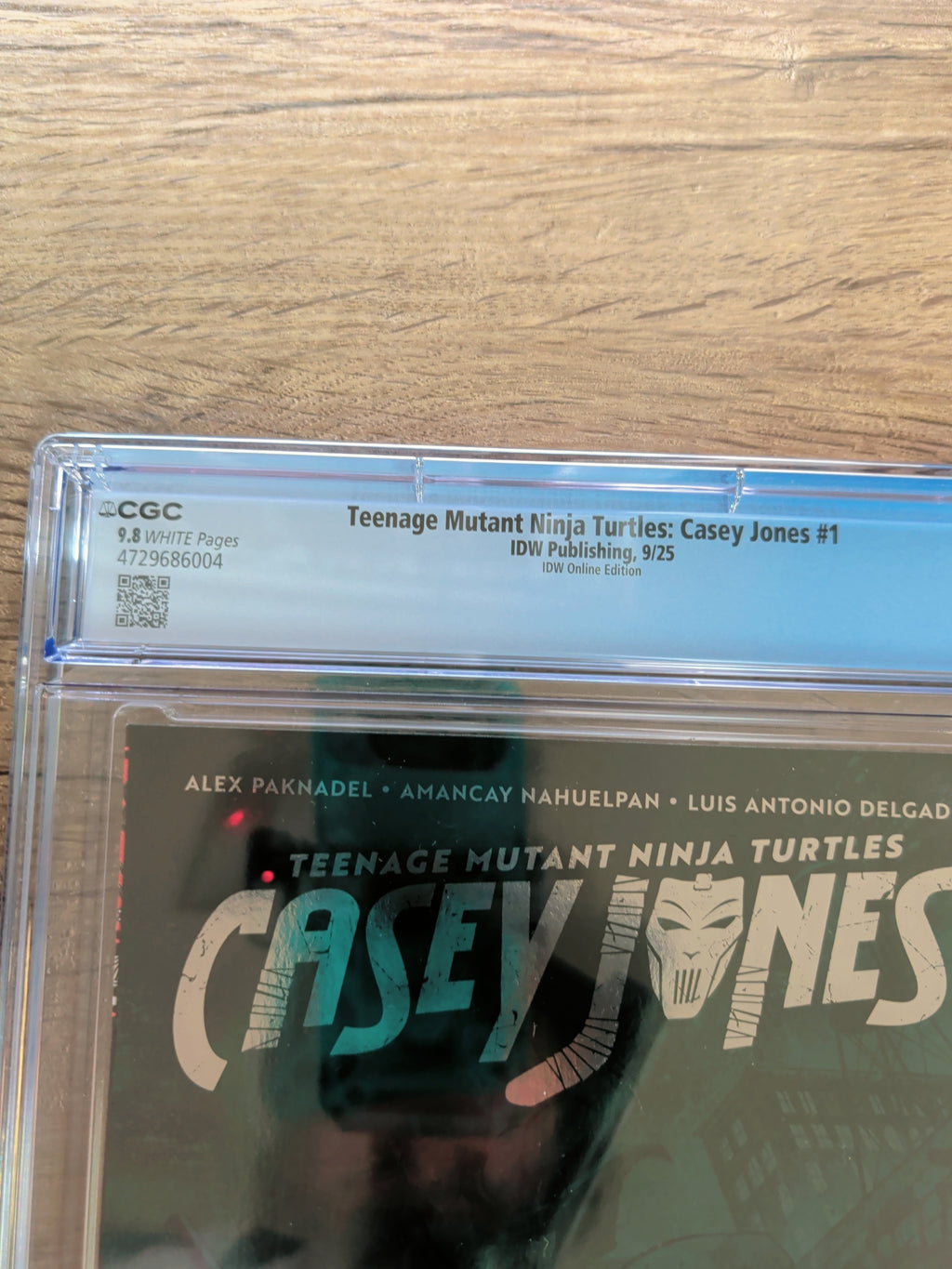 Teenage Mutant Ninja Turtles: Casey Jones #1 IDW Foil Exclusive CGC 9.8 - IDW Publishing