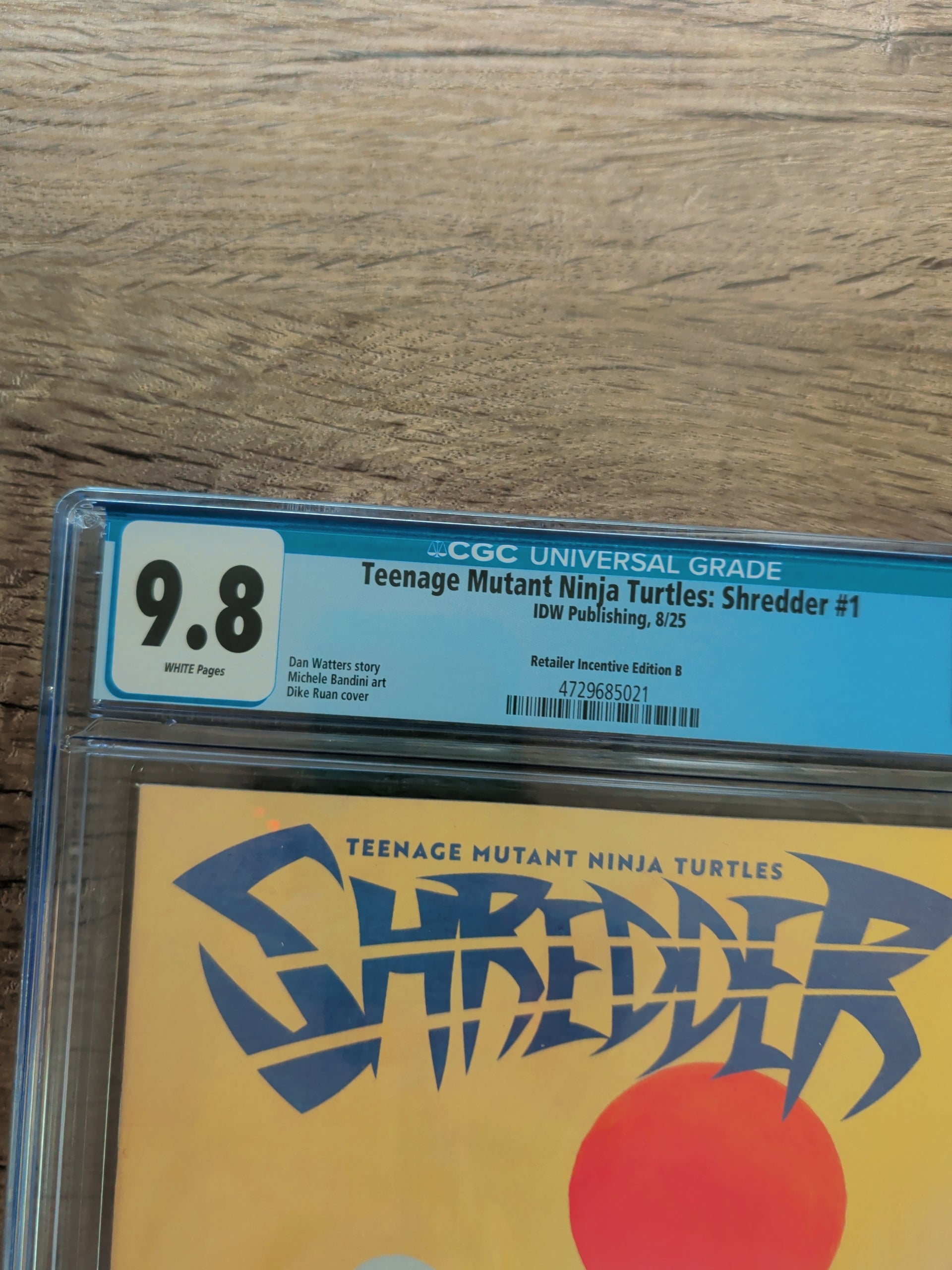 Teenage Mutant Ninja Turtles: Shredder #1 Ruan 1:50 Incentive Variant CGC 9.8 - IDW Publishing