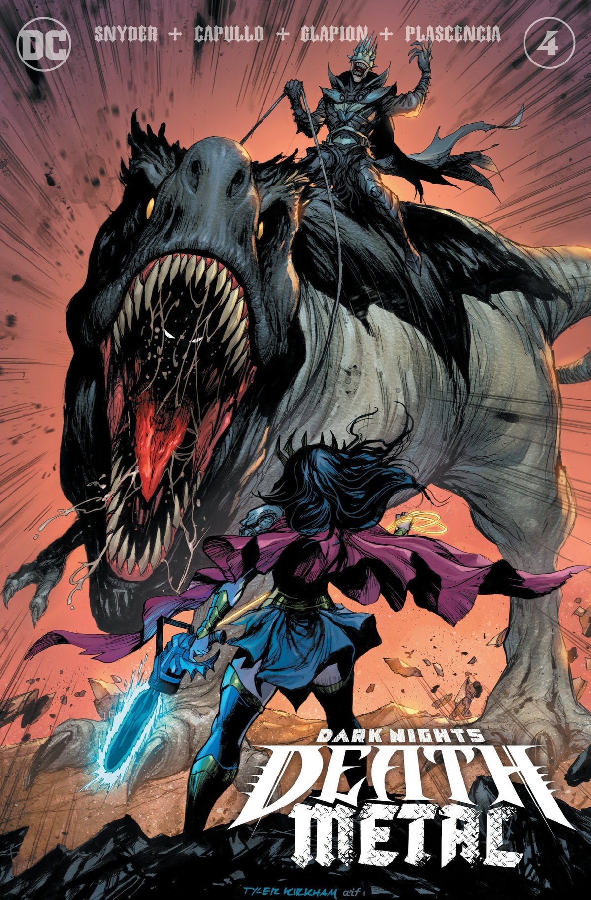 Dark Nights Death Metal #4 Unknown Comics Tyler Kirkham Exclusive Variant