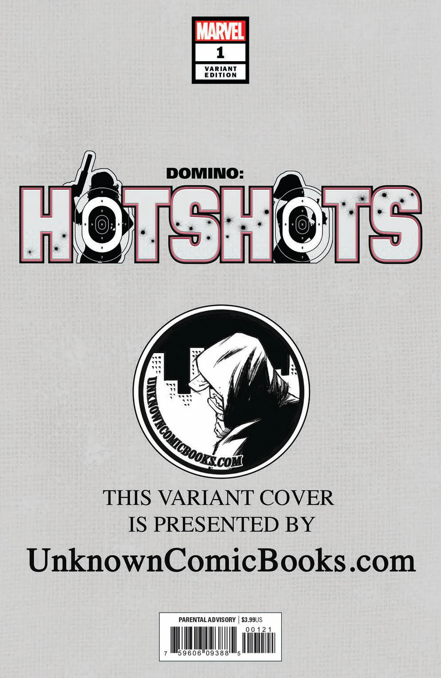 Domino Hotshots #1 (of 5) Unknown Comics ECCC Exclusive Trade Dress Variant