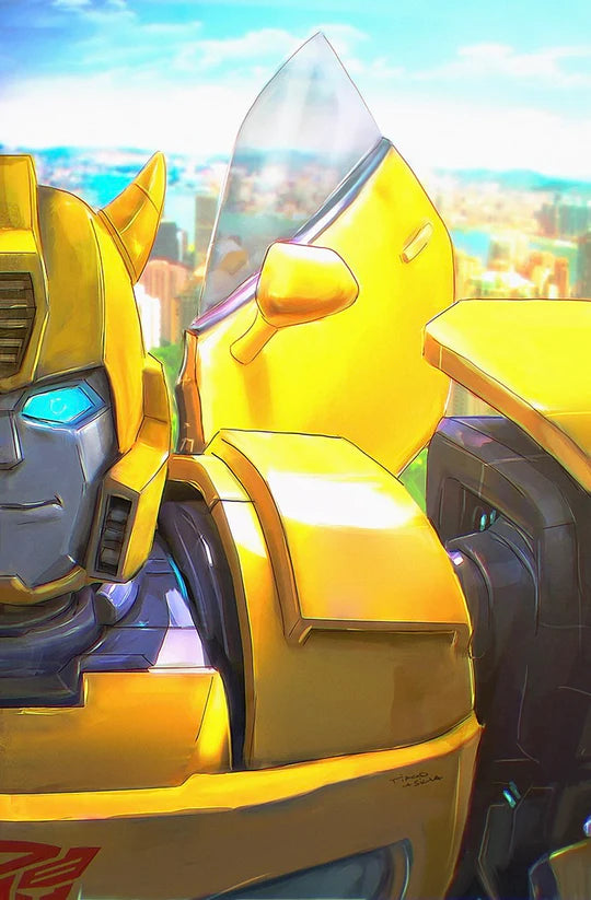 Transformers #1 (11th Printing) Tiago Da Silva 616 Comics Bumblebee Virgin Variant B LTD 1000