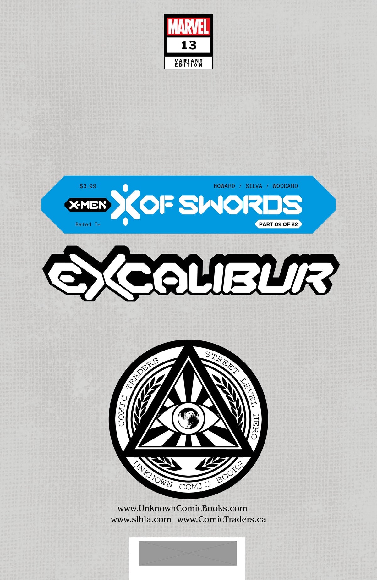 Excalibur #13 Unknown Comics Jay Anacleto Exclusive Variant - X of Swords