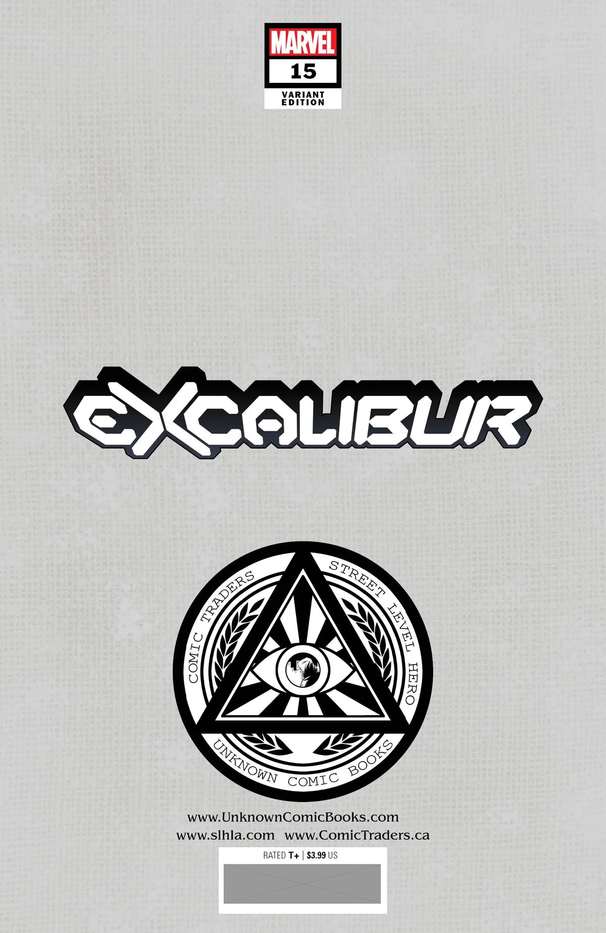 Excalibur #15 Unknown Comics Kael Ngu Exclusive Trade Variant X of Swords - Marvel Comics