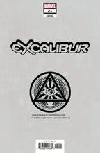 Excalibur #21 Unknown Comics David Nakayama Exclusive Trade Variant Hellfire Gala - Marvel Comics
