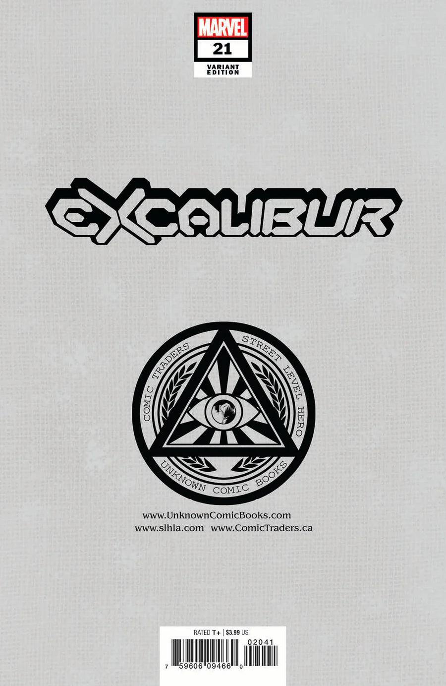 Excalibur #21 Unknown Comics David Nakayama Exclusive Trade Variant Hellfire Gala - Marvel Comics