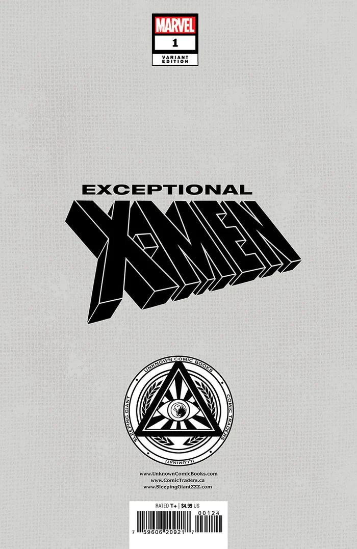 Exceptional X-Men #1 Unknown Comics Kaare Andrews Exclusive Connecting Trade Dress Variant