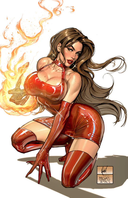 DAMAGED - WITCHBLADE #14 CEDRIC POULAT 616 Michael Turner Virgin Homage Variant B LTD 500