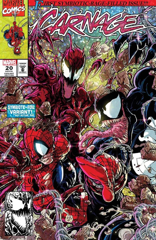 Carnage #1 Kaare Andrews 90s Trade Dress Variant