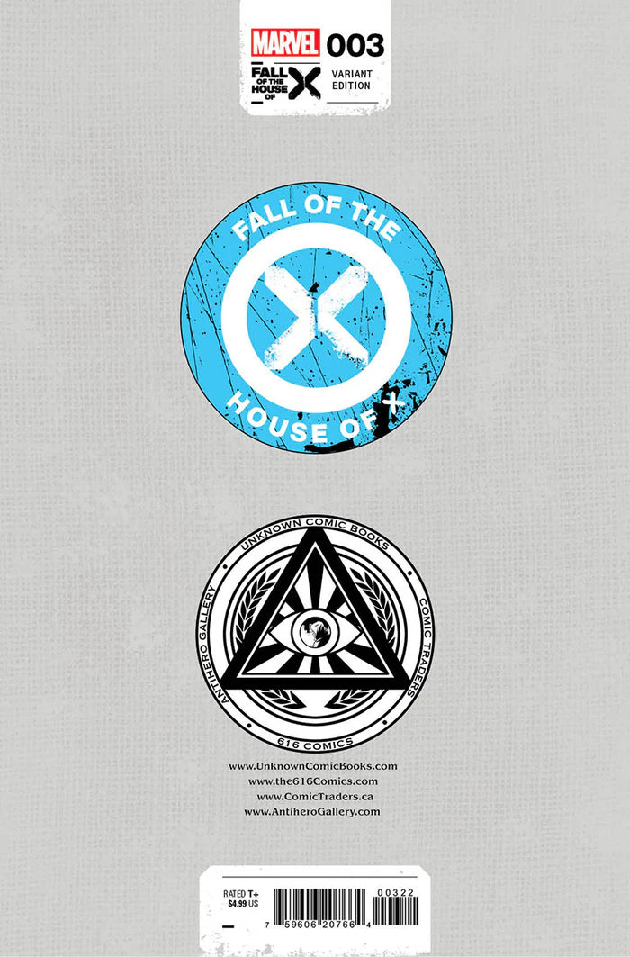 Fall Of The House Of X #3 Unknown Comics Ejikure Exclusive Connecting Virgin Variant