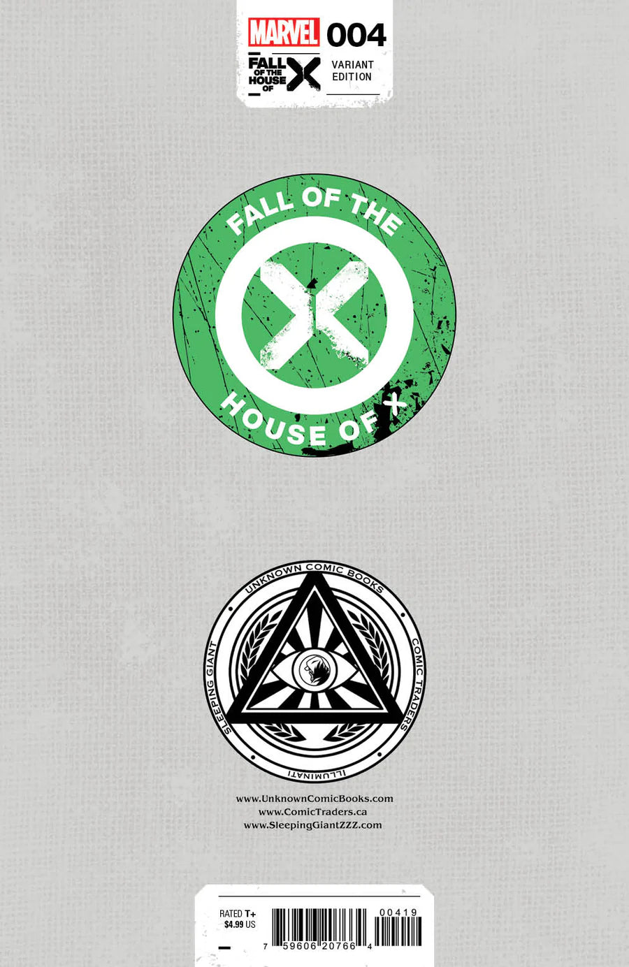 Fall of the House of X #4 Unknown Comics Kaare Andrews Exclusive Trade Variant - Marvel Comics