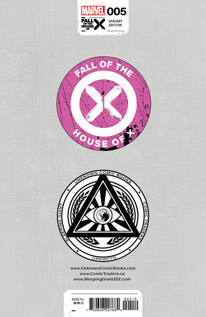 Fall of the House of X #5 Unknown Comics Miguel Mercado Exclusive Virgin Variant - Marvel Comics