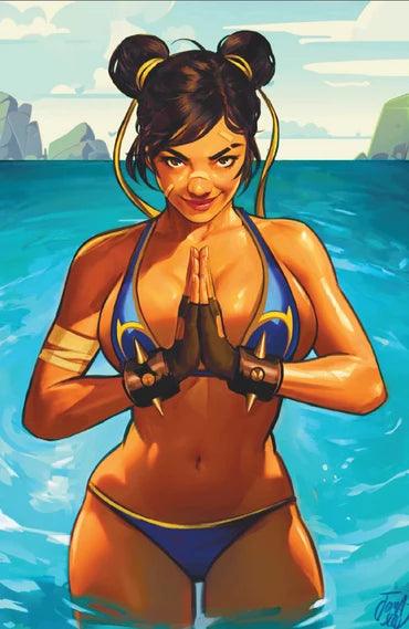 Street Fighter Swimsuit Special 2026 #1 Francesco Tomaselli 616 Comics Virgin Variant B LTD 500 09/10/26