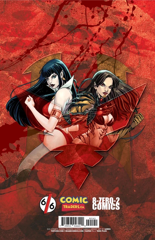 Witchblade/Vampirella #1 Leirix Li 616 Comics Virgin Variant B LTD 500 09/10/26
