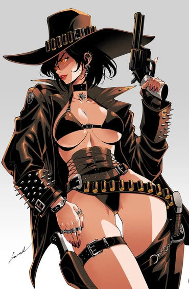 GUN HONEY DOUBLES DOWN #1 GODTAIL 616 COMICS Virgin Variant C LTD 250 09/10/26