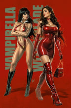 Witchblade/Vampirella #1 Cedric Poulat 616 Comics Virgin Foil Variant C LTD 500 09/10/26