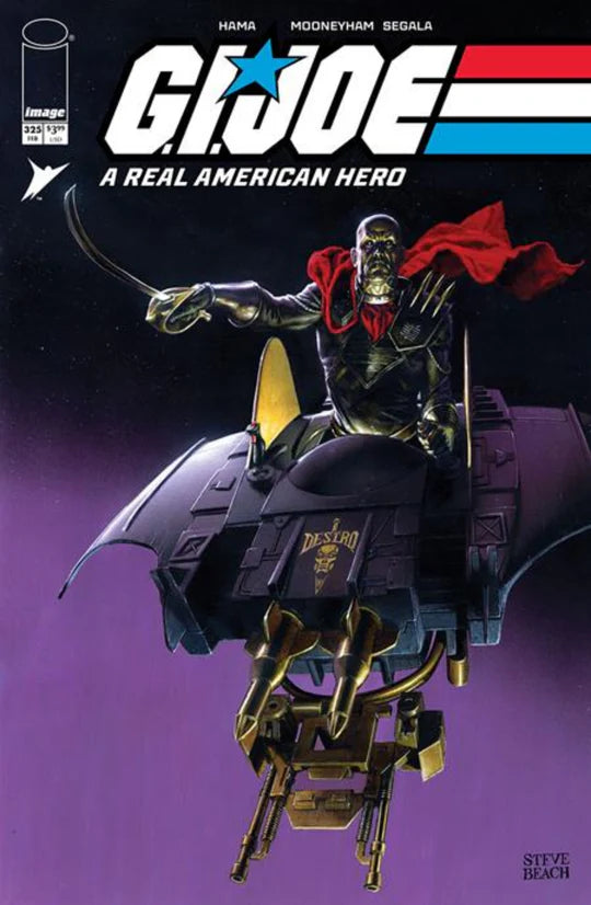 G.I. Joe: A Real American Hero #325 Steve Beach 1:10 Ratio Variant Cover C - IDW Publishing