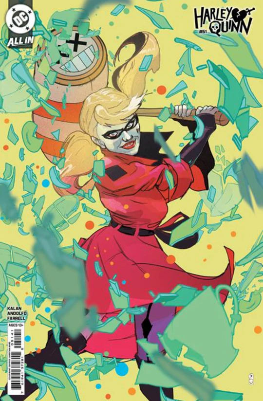 Harley Quinn #51 Christian Ward 1:25 Card Stock Ratio Variant Cover E - DC Comics