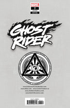 Ghost Rider #7 Unknown Comics Alan Quah Exclusive Trade Variant - Marvel Comics