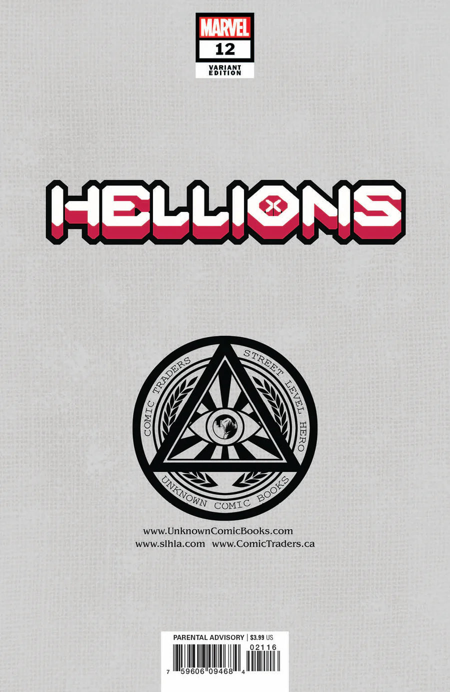 Hellions #12 Unknown Comics Sabine Rich Exclusive Trade Variant (Gala) - Marvel Comics