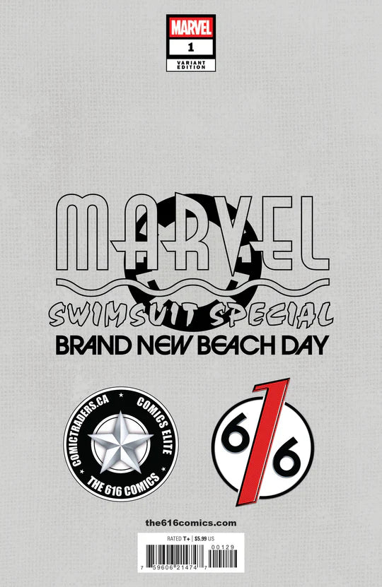 MARVEL SWIMSUIT SPECIAL BRAND NEW BEACH DAY #1 IVAN TALAVERA 616 COMICS Virgin Variant B LTD 1000