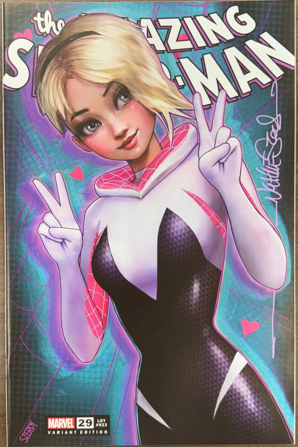 Signed by Nathan Szerdy AMAZING SPIDER-MAN #29 UNKNOWN COMICS NATHAN SZERDY EXCLUSIVE VARIANT