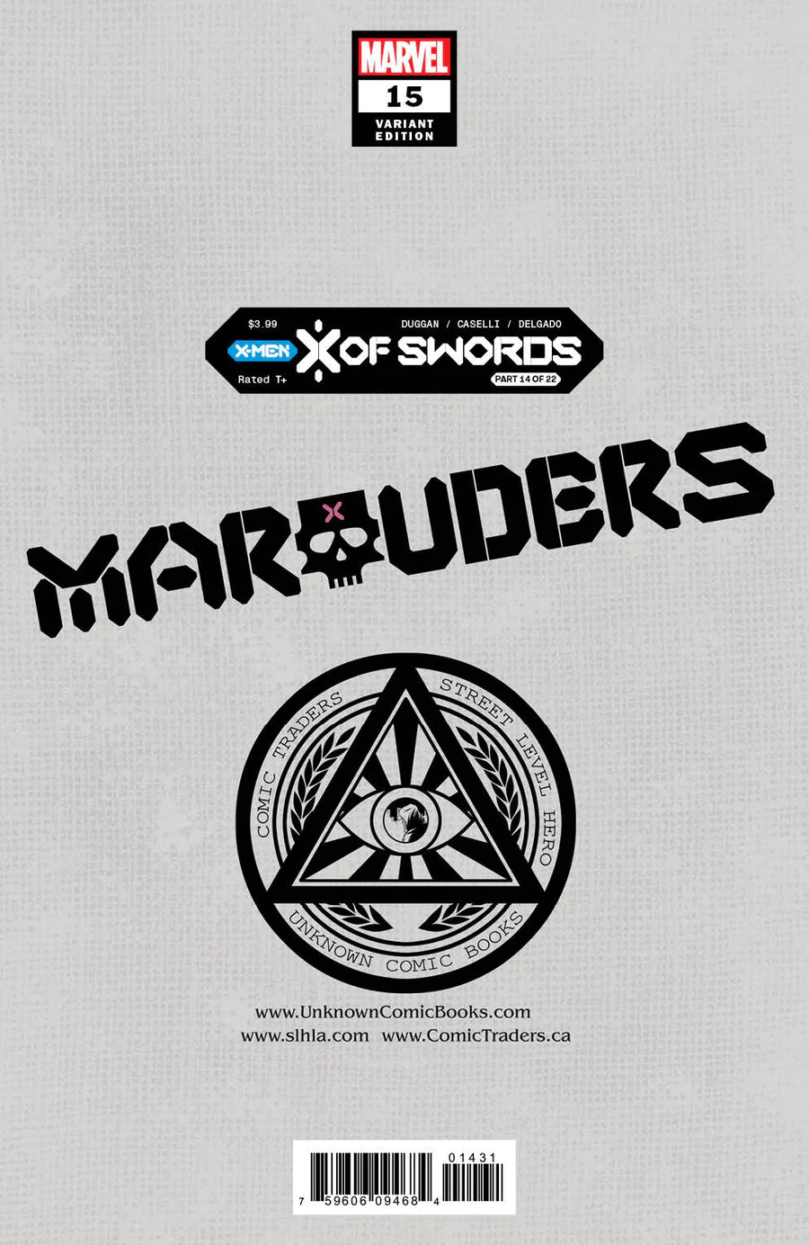 Marauders #15 Dave Rapoza Trade Variant - Marvel Comics