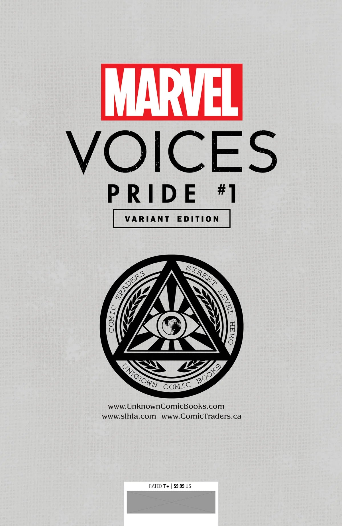 Marvel's Voices: Pride #1 Unknown Comics Tyler Kirkham Exclusive Trade Variant - Marvel Comics