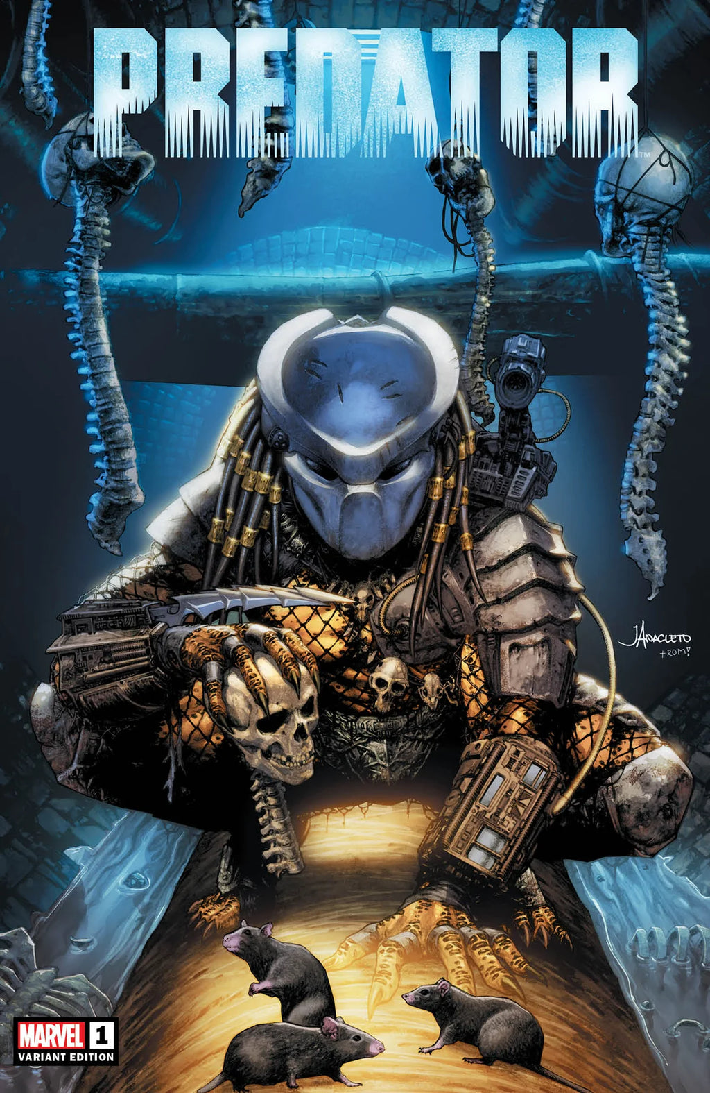 Predator #1 Unknown Comics Jay Anacleto Exclusive Trade Variant - Marvel Comics