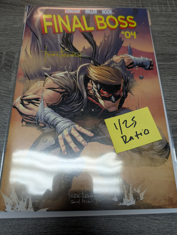 FINAL BOSS #4 CVR D 1:25 Full Signature TYLER KIRKHAM