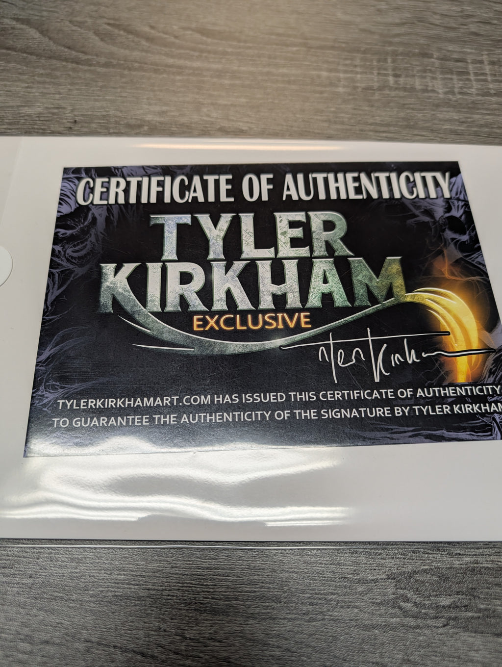 FINAL BOSS #4 CVR D 1:25 Full Signature TYLER KIRKHAM