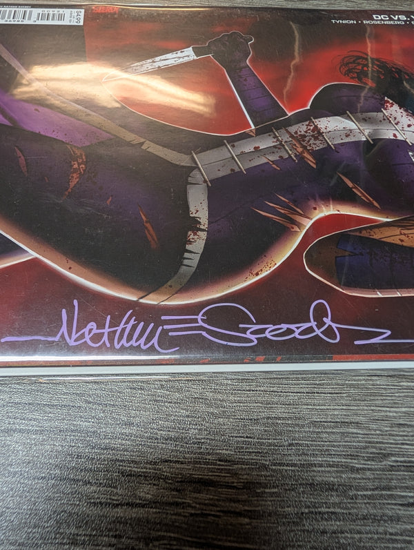 DC vs Vampires #9 SIGNED by Nathan Szerdy Huntress - DC Comics