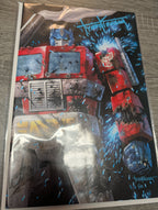 Transformers #10 Signed Tyler Kirkham MegaCon 2026 Exclusive Battle Damaged Virgin Variant – Image Comics